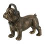 Voir la diapositive 1 : Paris Prix Statuette Déco  Bulldog avec Casque  20cm Marron