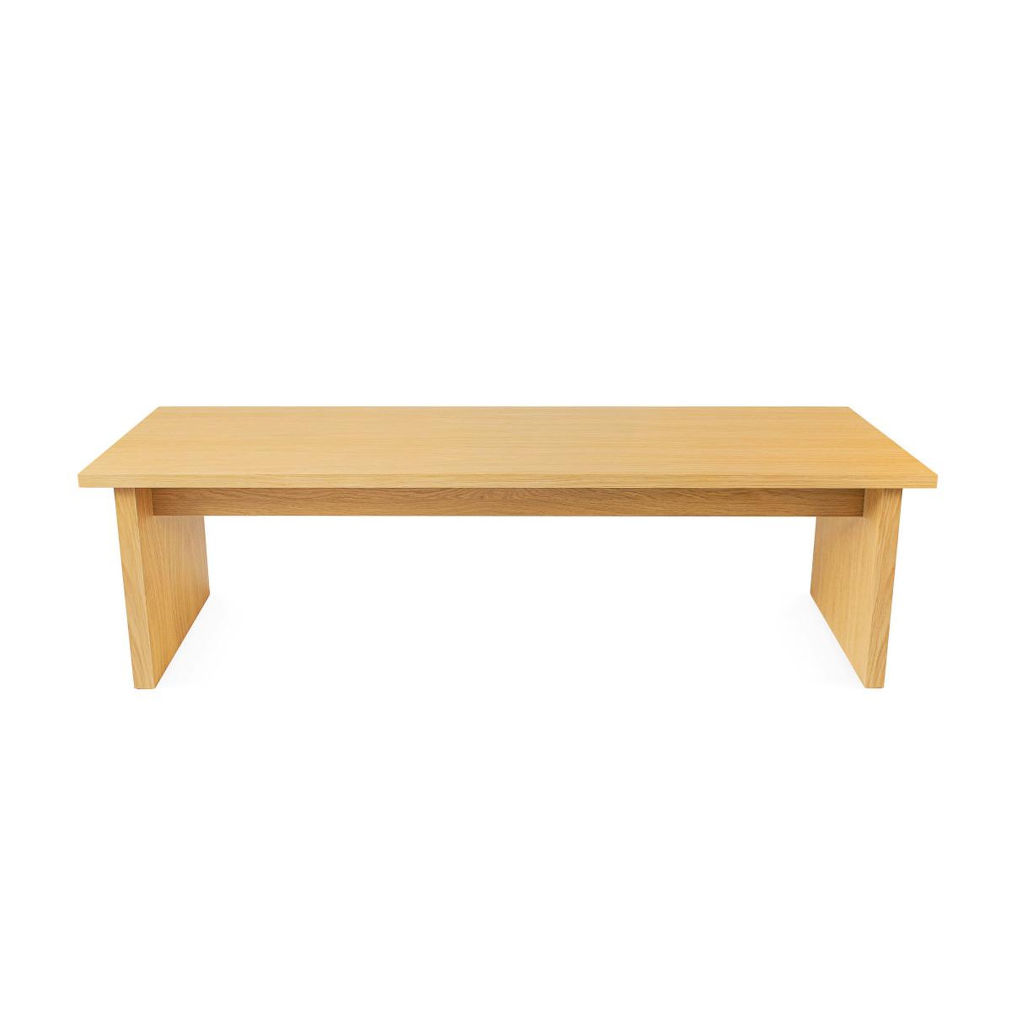Voir la diapositive 3 : Paris Prix Table basse design en bois  stripe  120cm naturel