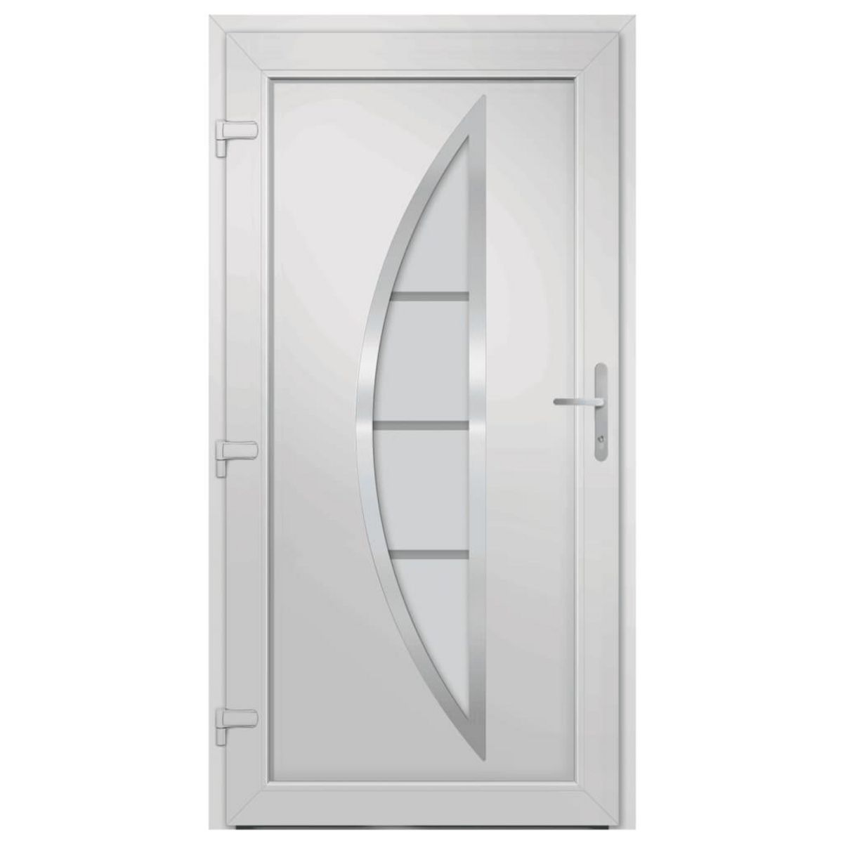 VIDAXL Porte d'entree Blanc 88x200 cm PVC