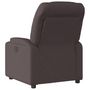Voir la diapositive 5 : VIDAXL Fauteuil inclinable Marron fonce Tissu