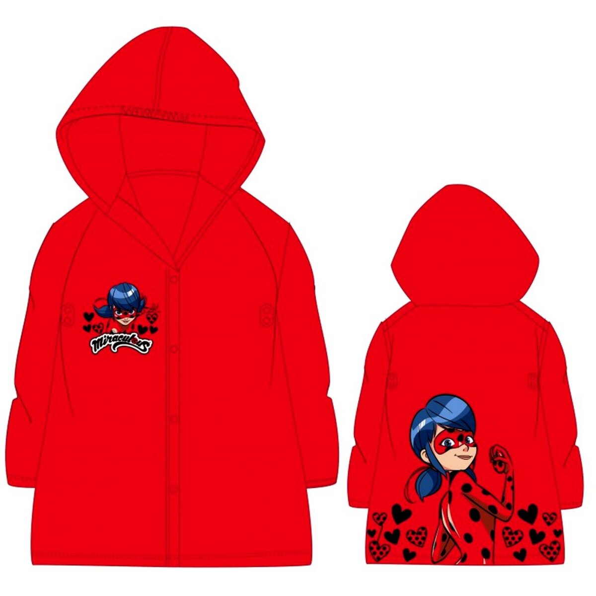 Veste de pluie Miraculous Ladybug 8 9 ans impermeable fille pas