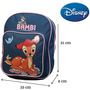 Voir la diapositive 5 : DISNEY Sac maternelle bleu avec pochette avant Bambi 