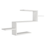 Habitat et Jardin Bibliothèque en bois  Twist  - 104 x 14 x 49 cm - Blanc