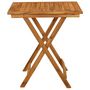 Voir la diapositive 3 : VIDAXL Table pliable de jardin 70x70x75 cm Bois d'acacia massif