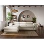 Voir la diapositive 1 : BEST MOBILIER Pablo - canapé d'angle gauche - 6 places - convertible avec coffre et têtières réglables - en velours