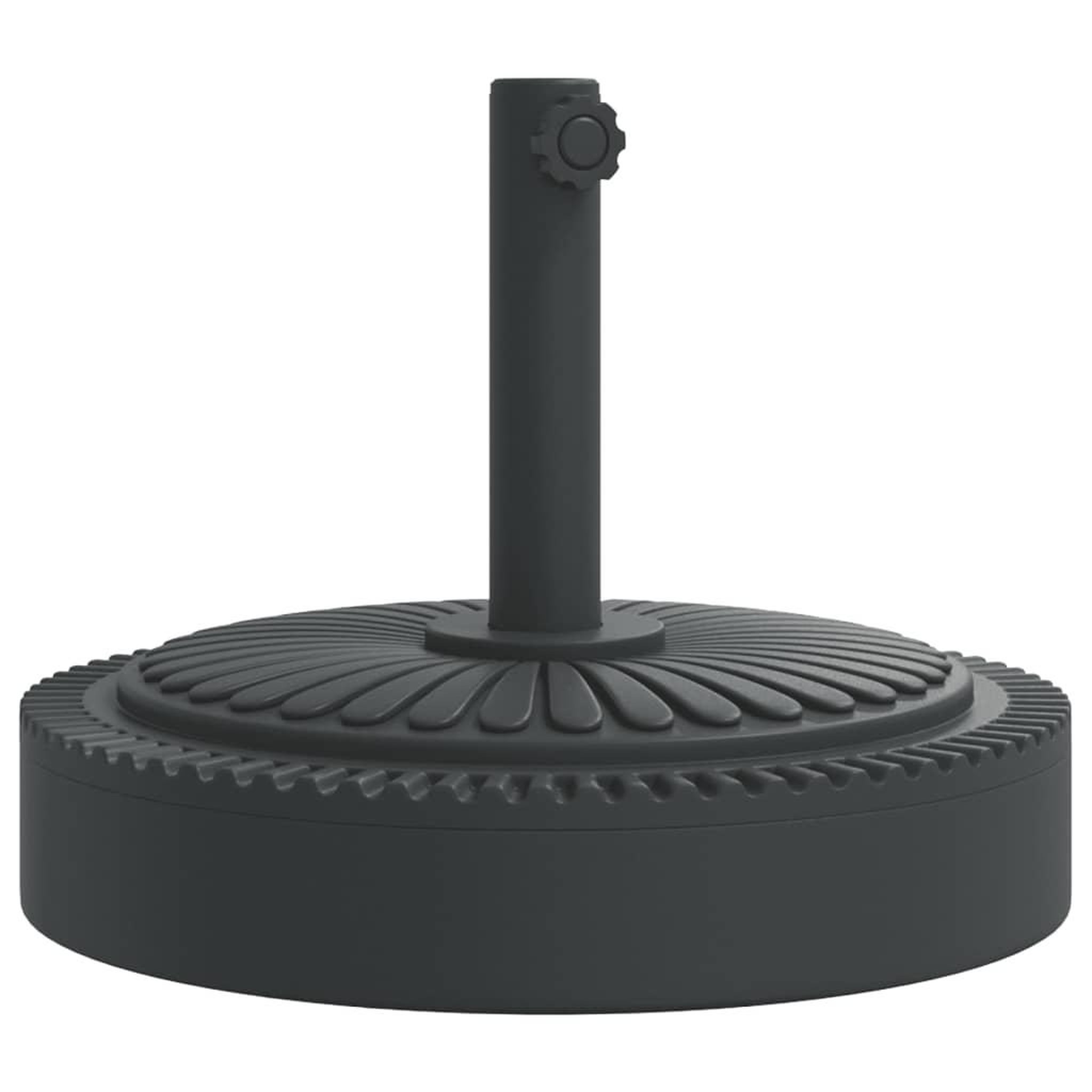 Voir la diapositive 2 : VIDAXL Base de parasol pour mats Ø38 / 48 mm 25 kg rond
