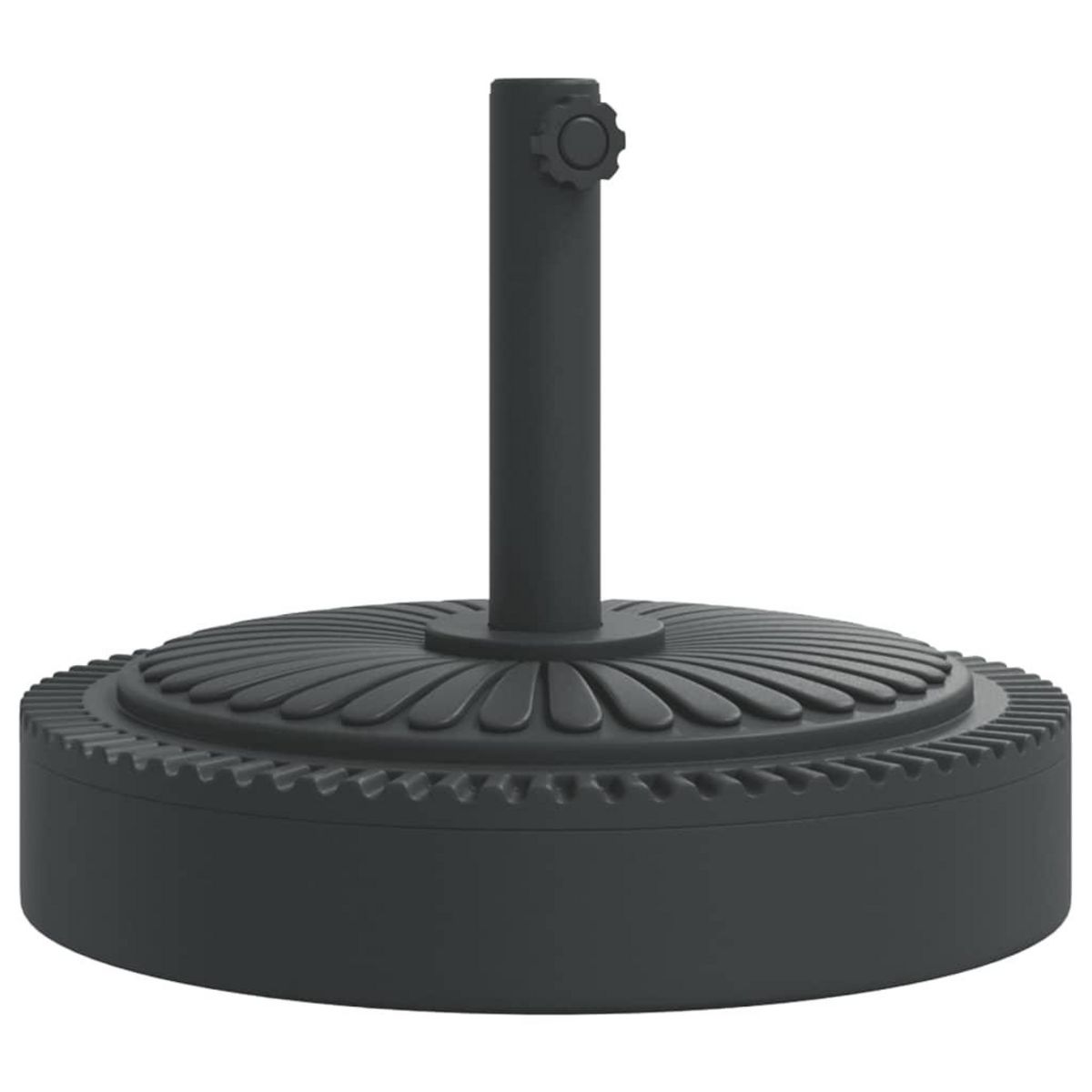 VIDAXL Base de parasol pour mats Ø38 / 48 mm 25 kg rond