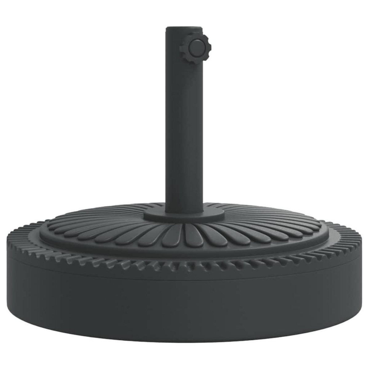 VIDAXL Base de parasol pour mats Ø38 / 48 mm 25 kg rond