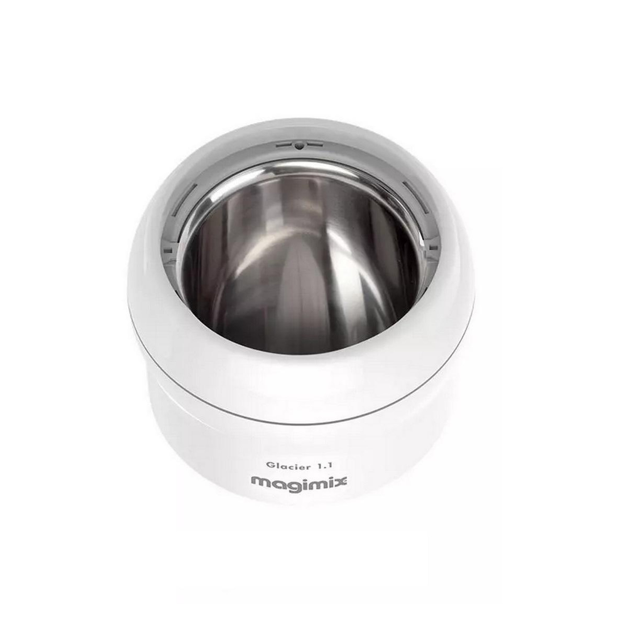 Voir la diapositive 2 : MAGIMIX Sorbetière 1.1l blanc - 11660