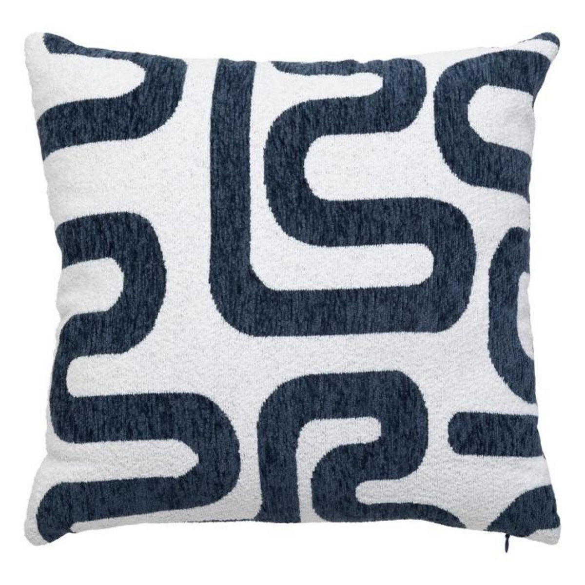 ATMOSPHERA Coussin /Bleu jacquard Atmosphera Safina 40x40cm