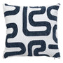 Voir la diapositive 1 : ATMOSPHERA Coussin /Bleu jacquard Atmosphera Safina 40x40cm