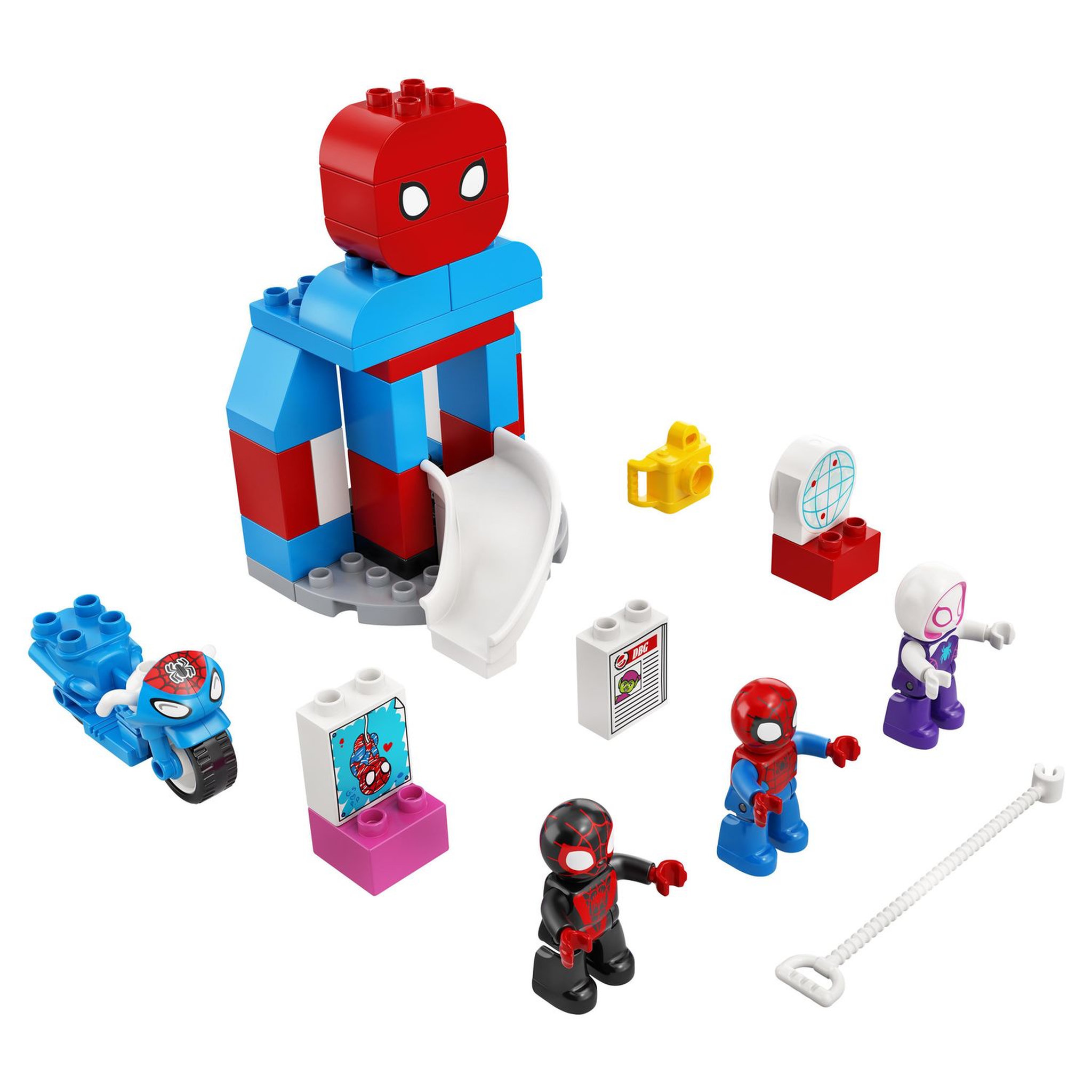 Voir la diapositive 2 : LEGO DUPLO 10940 - Marvel Le QG de Spider-Man