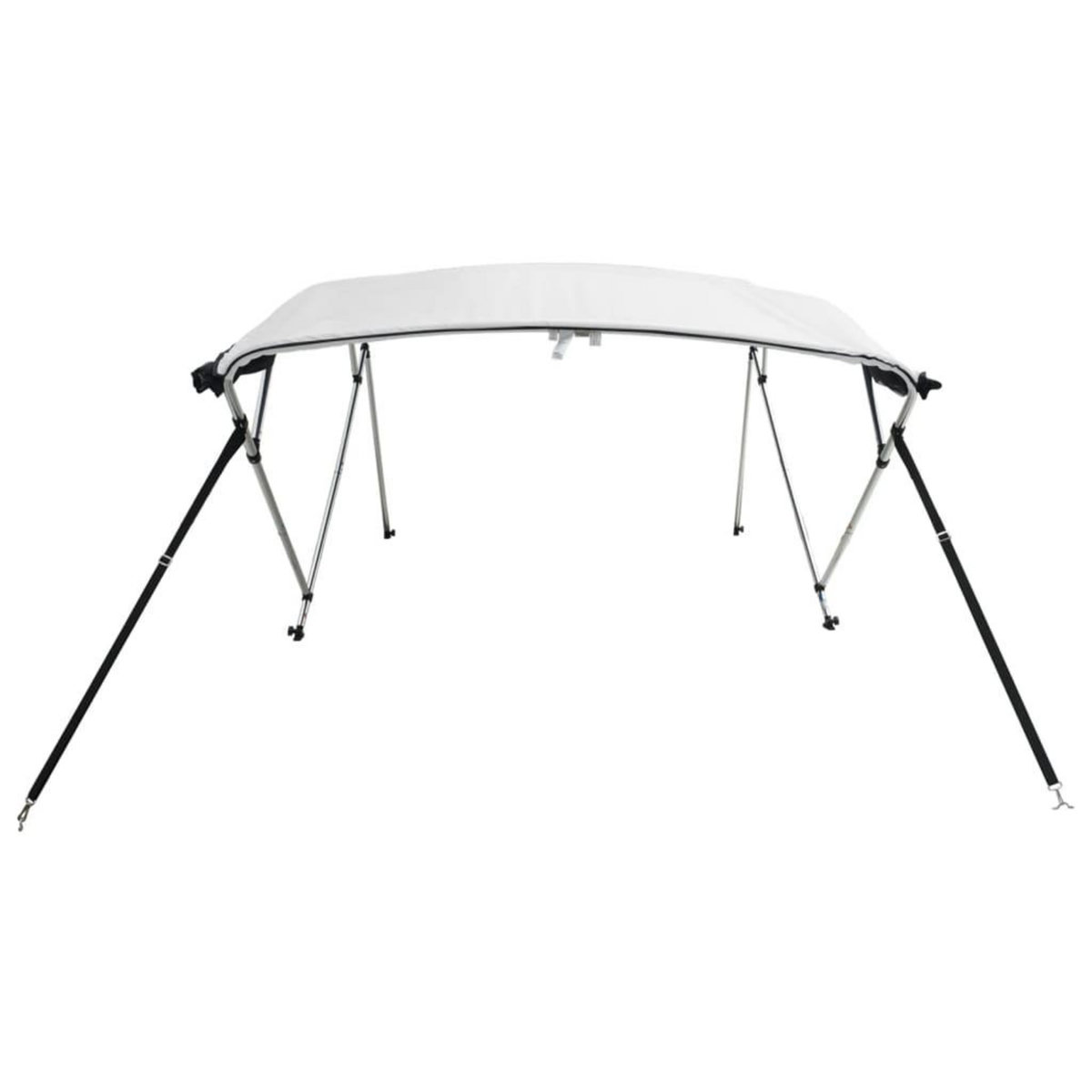 VIDAXL Toit bimini a 4 arceaux parois en maille 243x(230-244)x137 cm