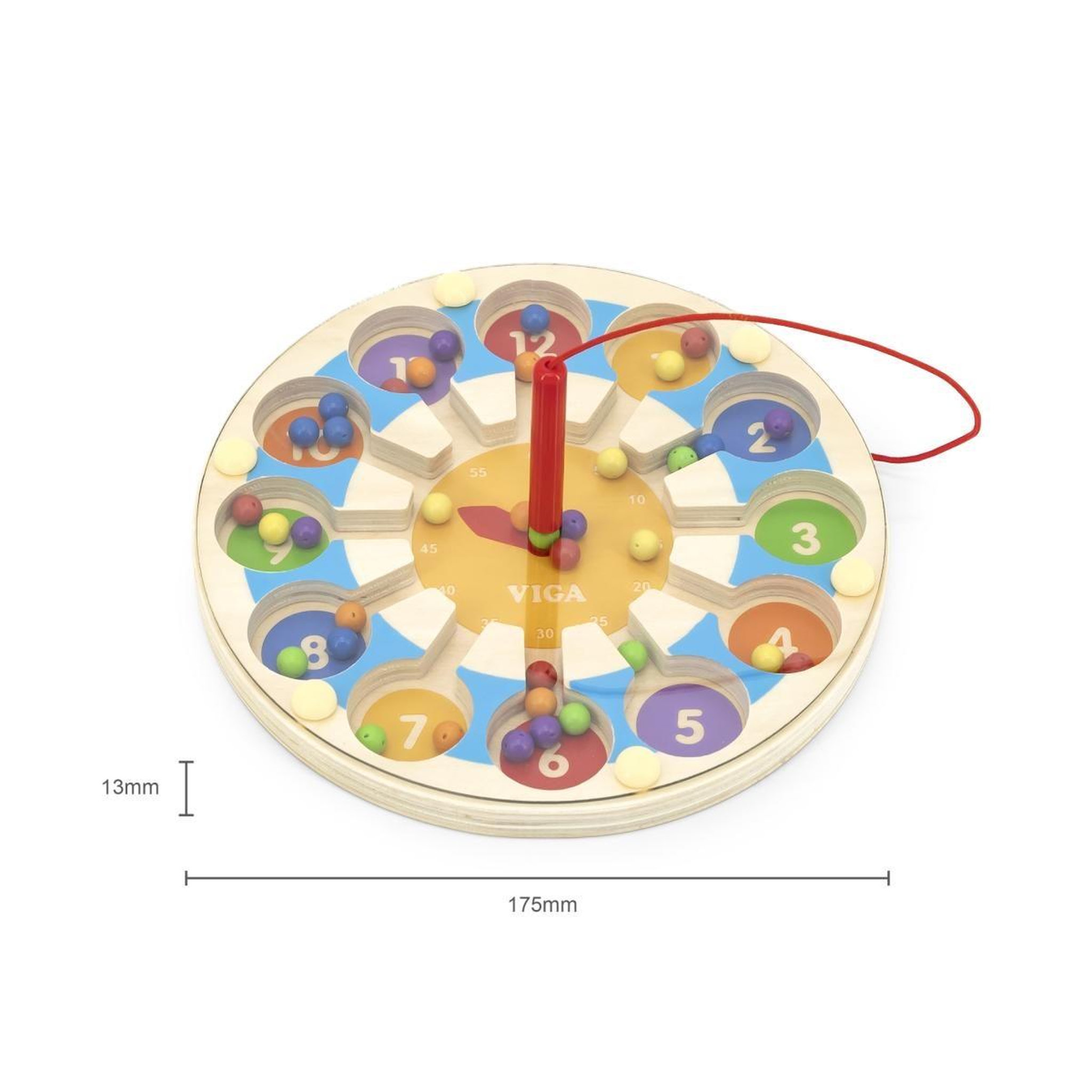 Voir la diapositive 2 : VIGA Labyrinthe magnétique  44560 - horloge