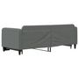 Voir la diapositive 5 : VIDAXL Lit de jour avec gigogne sans matelas gris fonce 80x200 cm