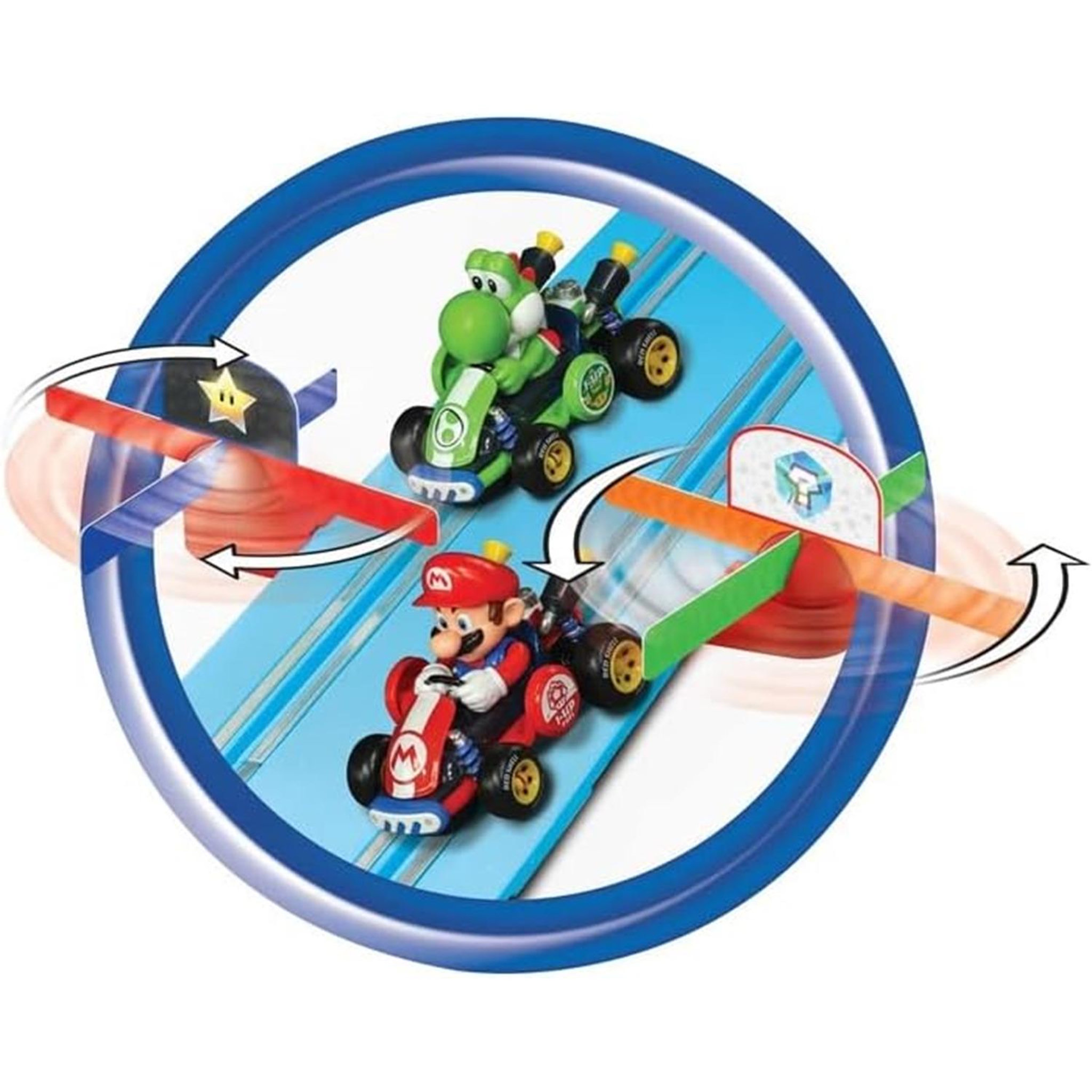 Voir la diapositive 4 : Carrera Circuit First Mario Kart World - Mario vs. Yoshi