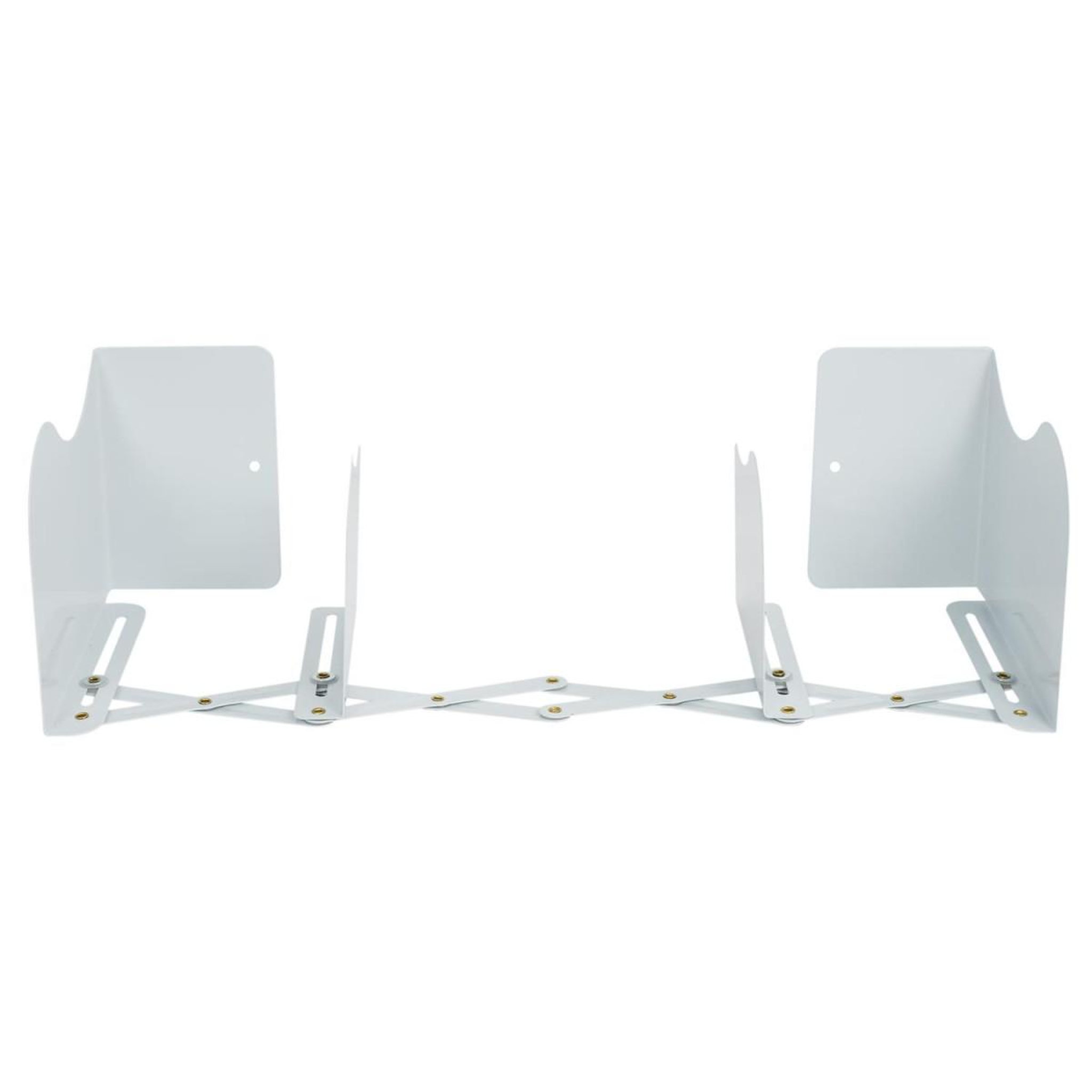 Voir la diapositive 4 : The Home Deco Factory Serre-Livre Extensible  Books  9-46cm Blanc