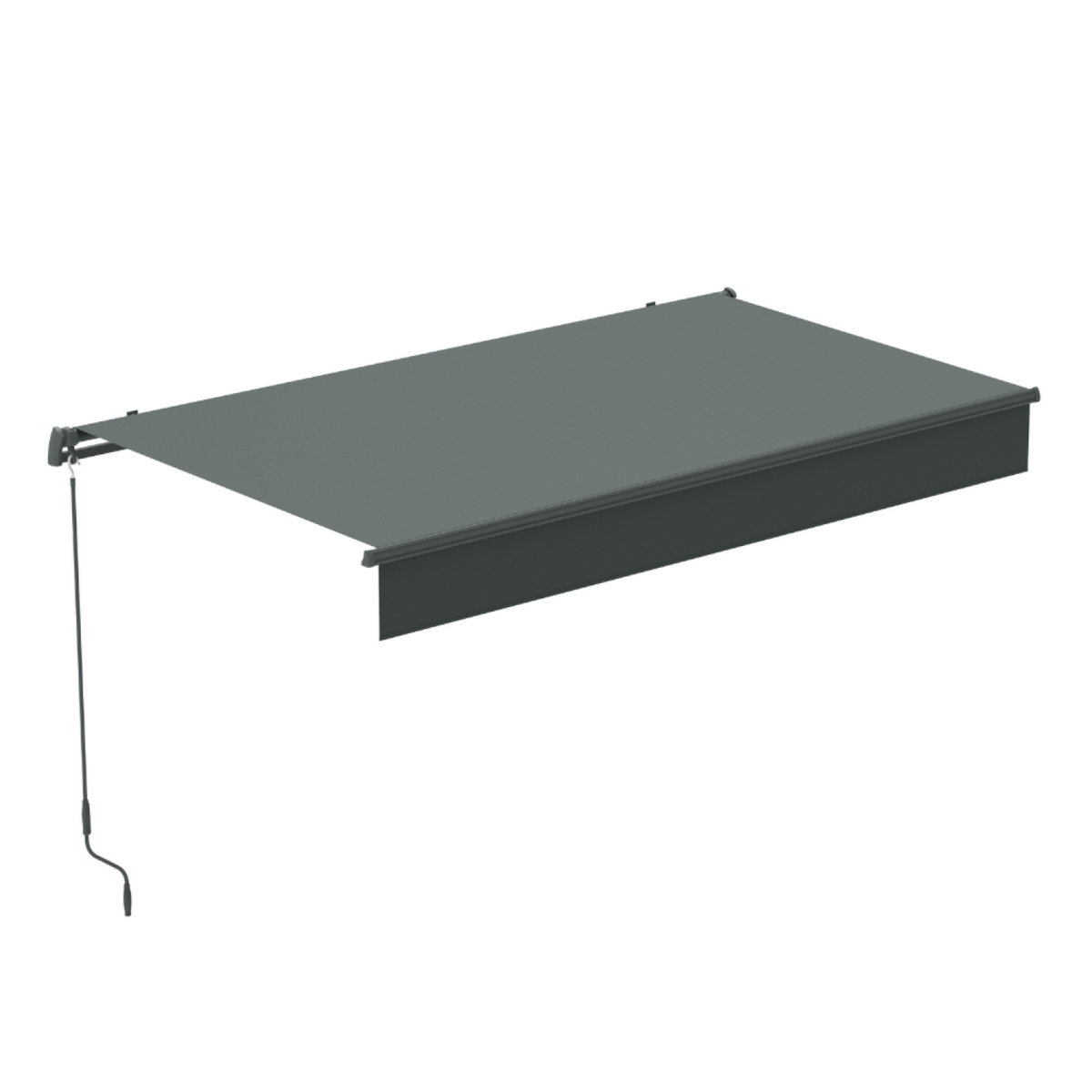 CONCEPT USINE Store banne 3 x 2 m gris PISA