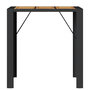 Voir la diapositive 5 : VIDAXL Table de bar de jardin et dessus en bois acacia resine tressee
