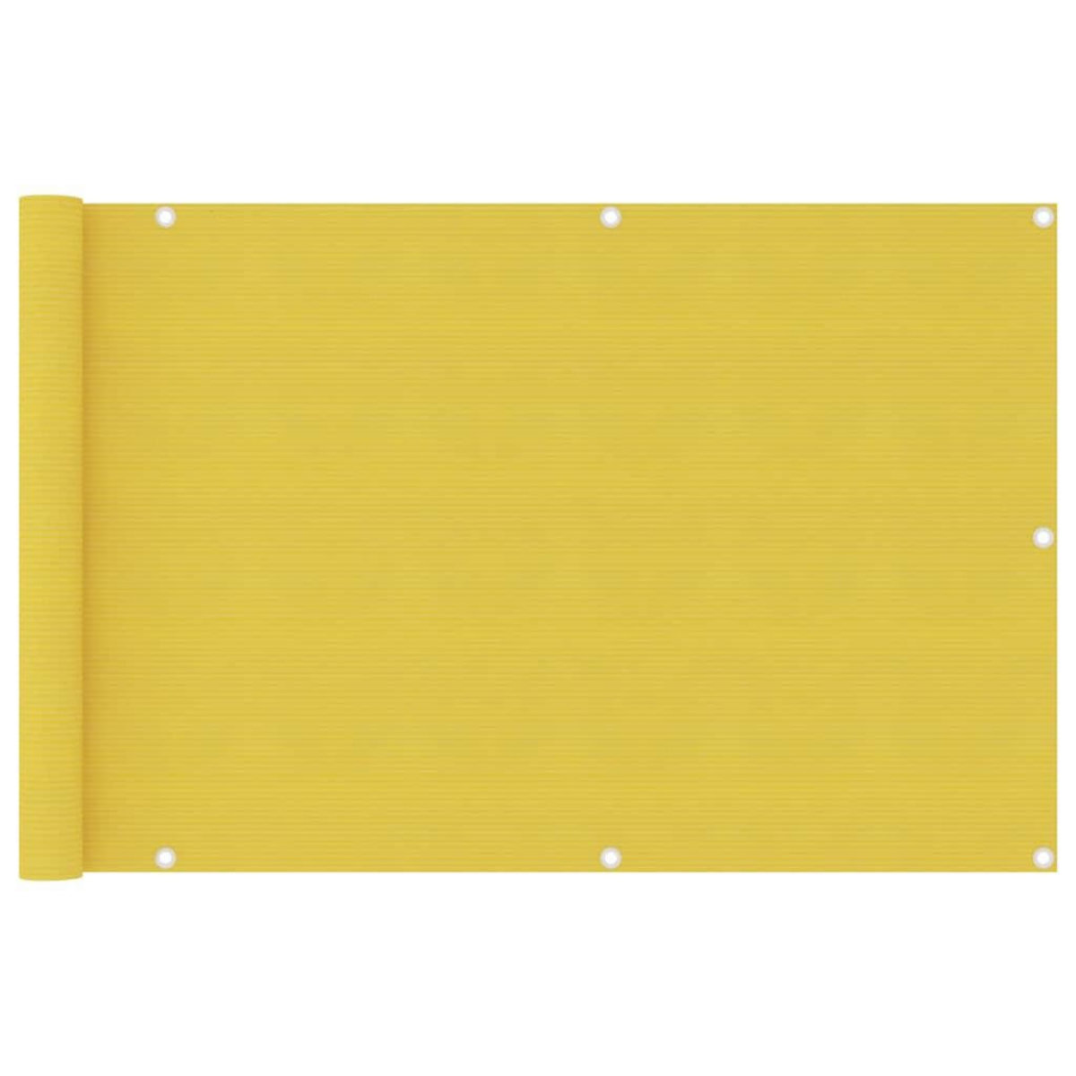 VIDAXL Ecran de balcon Jaune 90x400 cm PEHD
