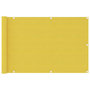 Voir la diapositive 1 : VIDAXL Ecran de balcon Jaune 90x400 cm PEHD