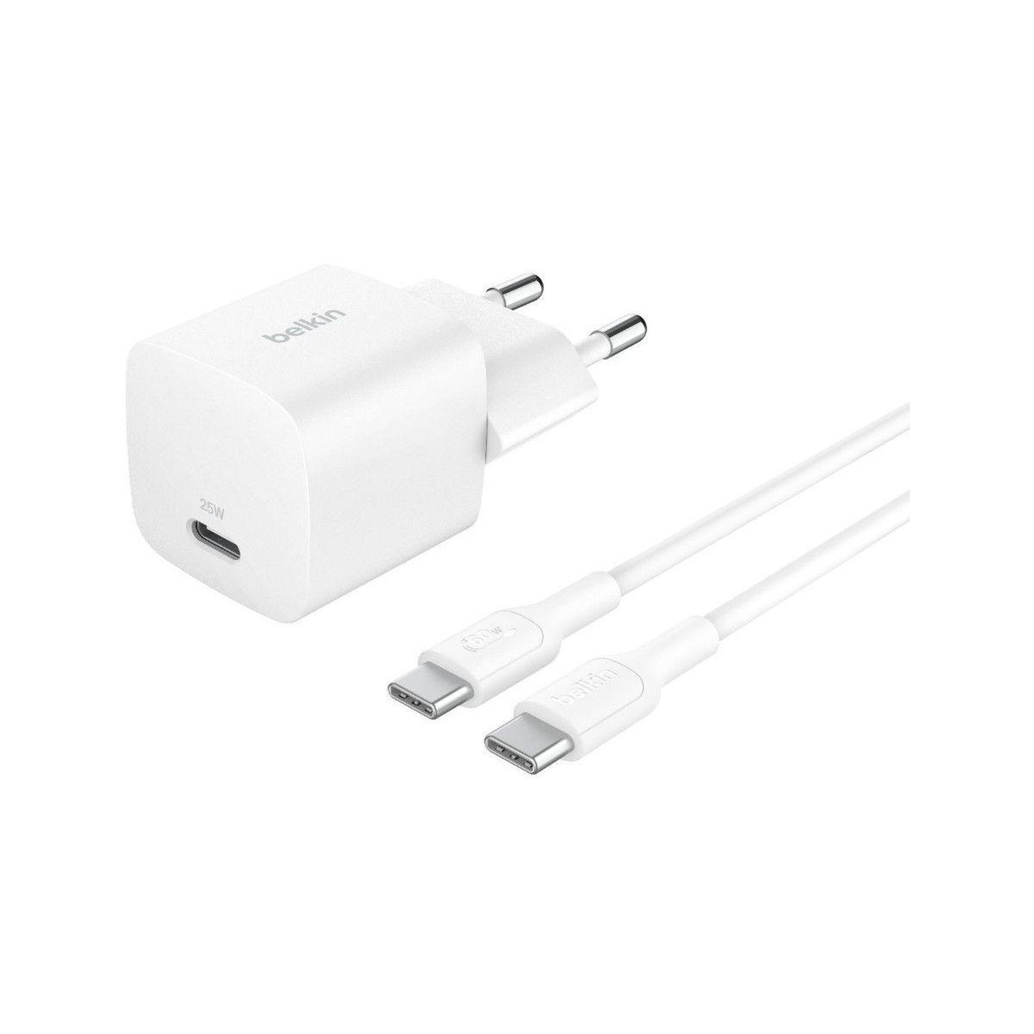 Belkin Chargeur 25w usb-c blanc