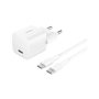 Voir la diapositive 1 : Belkin Chargeur 25W USB-C Blanc
