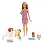 BARBIE Coffret poupée et ses chiens - Barbie 