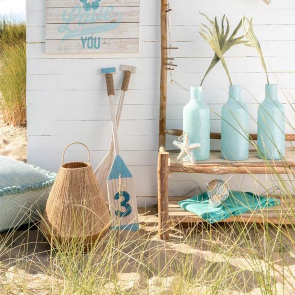 Paris Prix Lanterne Design en Jute  Dantya  48cm Naturel