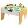 Voir la diapositive 1 : Kidkraft Table d'activités 2 en 1 avec accessoires