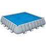BESTWAY Bâche à bulles pour piscine tubulaire carrée 4,88 x 4,88m