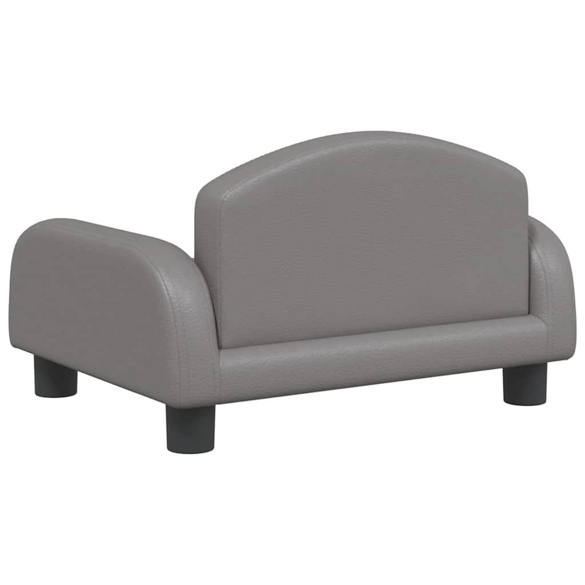 Voir la diapositive 5 : VIDAXL Lit pour chien gris 50x40x30 cm similicuir