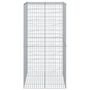 Voir la diapositive 3 : VIDAXL Panier gabion avec couvercle 100x100x200 cm fer galvanise