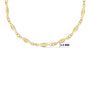 Voir la diapositive 4 : L'ATELIER D'AZUR Collier Or Jaune Maille Filigrane - Femme