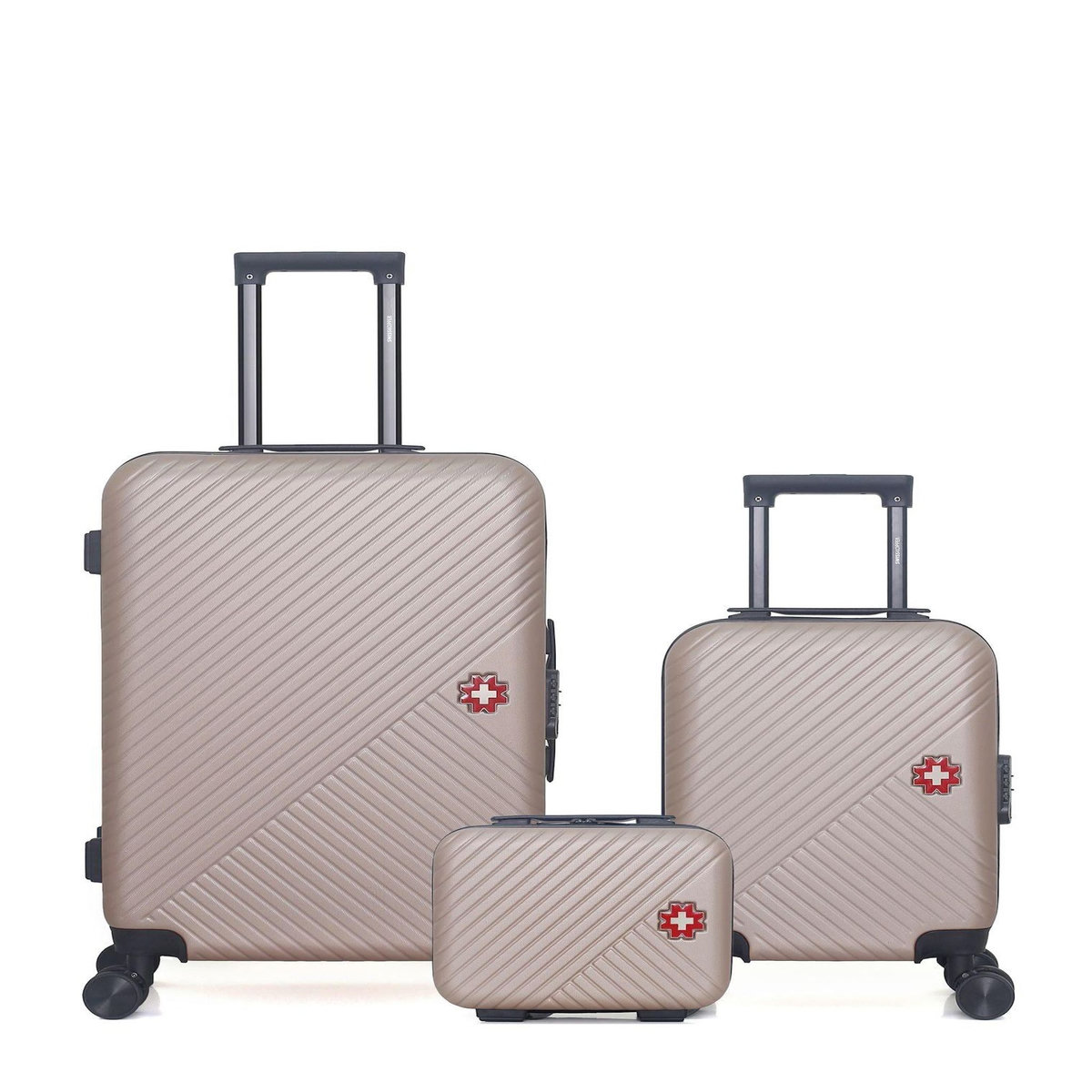 SWISS KOPPER SWISS KOPPER - LOT DE 3 - Valise Week-end, Valise Cabine XXS et Vanity SPIEZ