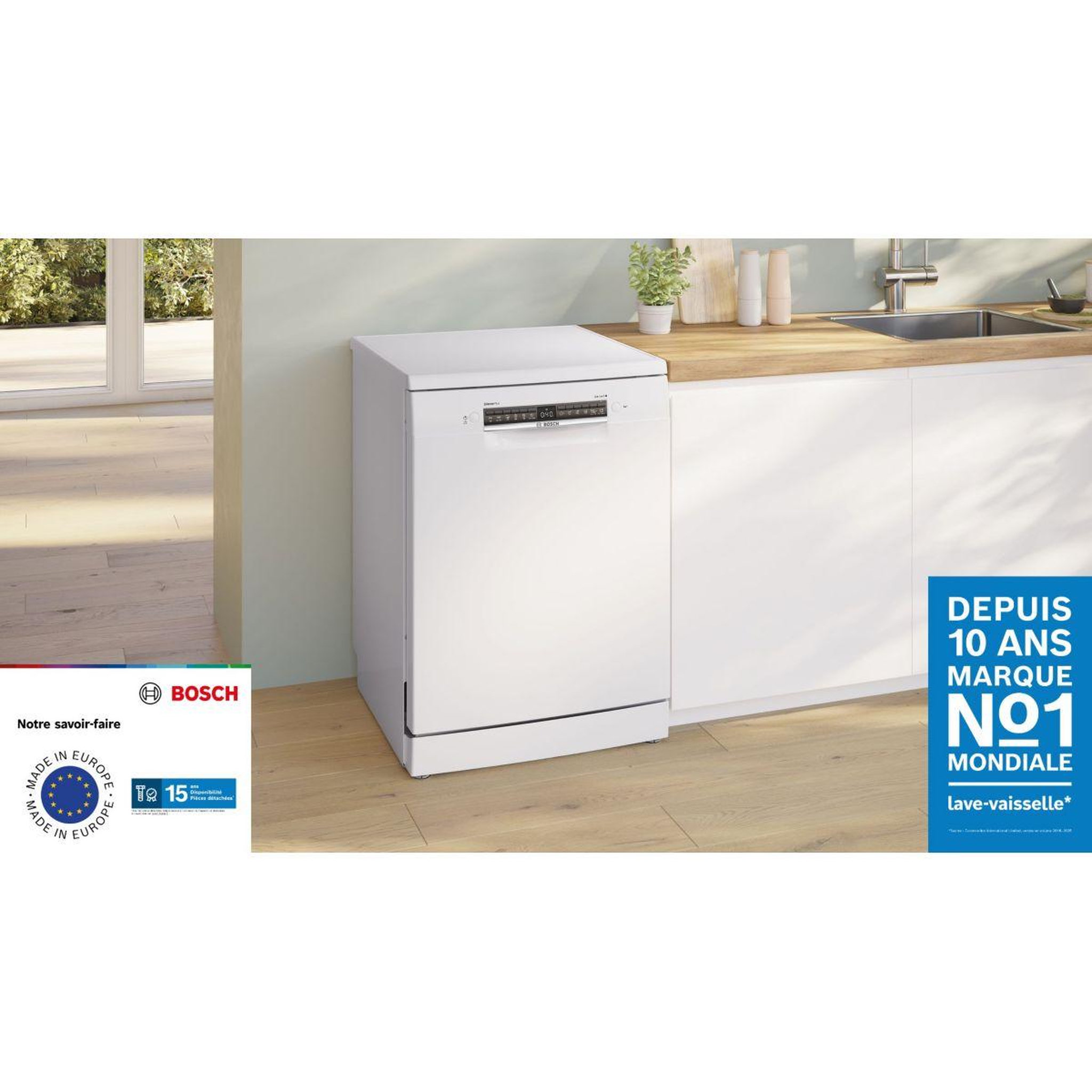 Voir la diapositive 2 : BOSCH Lave vaisselle 60 cm sms4evw00e, serenity, efficient dry