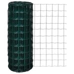 VIDAXL Cloture euro Acier 25 x 1,0 m Vert