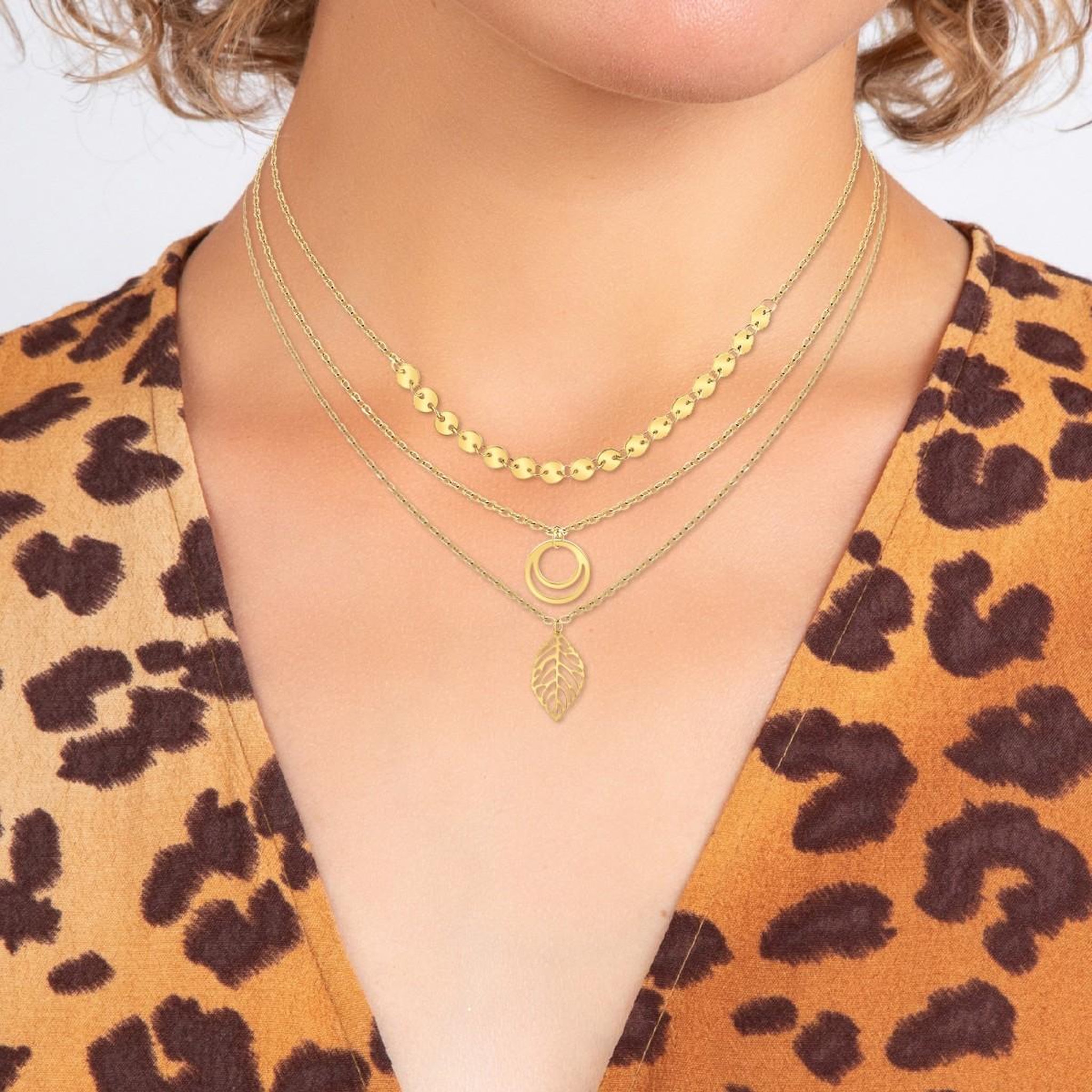 Voir la diapositive 2 : SC BOHEME Collier par SC Bohème en acier inoxydable