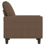 Voir la diapositive 4 : VIDAXL Fauteuil Marron 60 cm Tissu