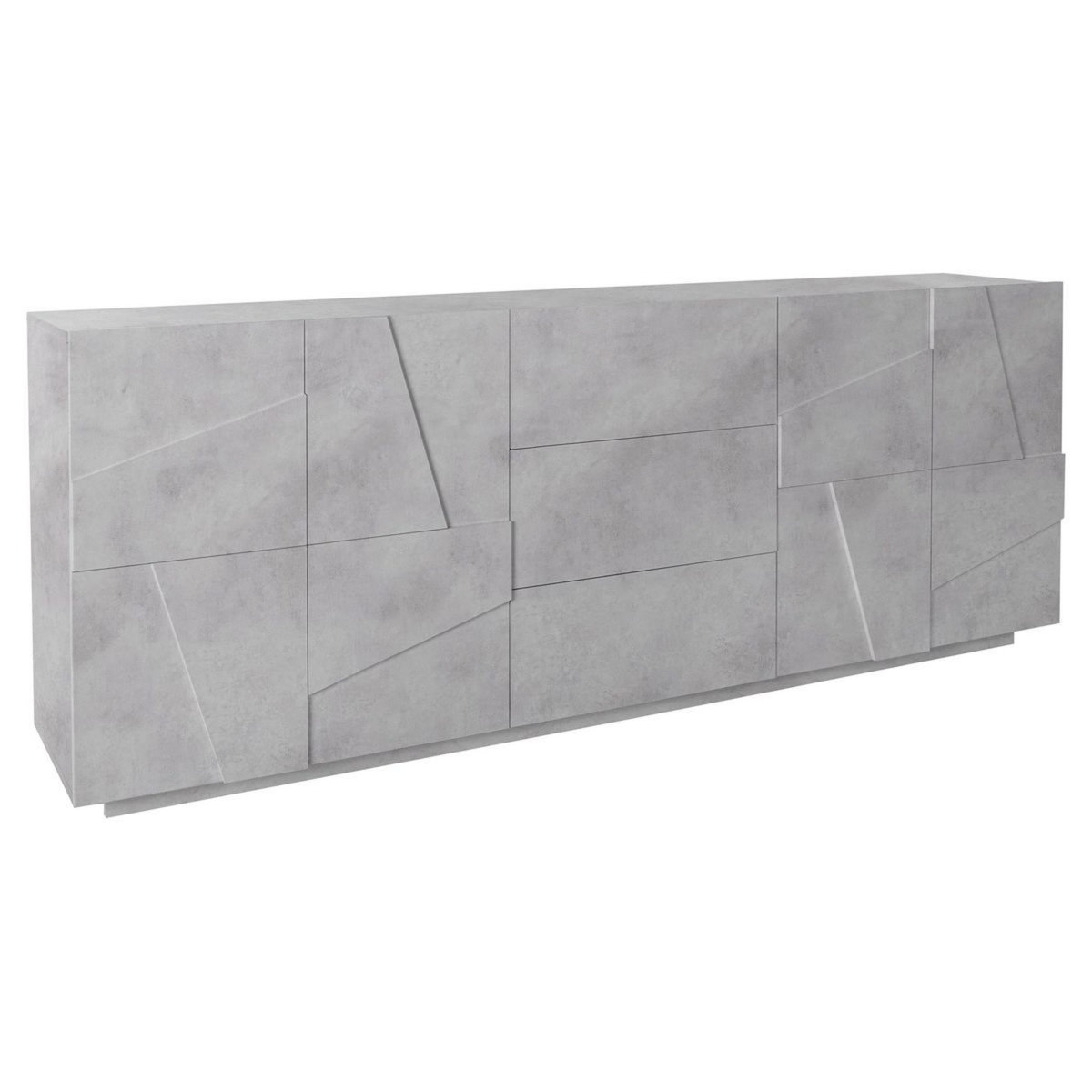 Buffet 4 portes 3 tiroirs L224cm PESCARA