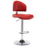 Voir la diapositive 1 : VIDAXL Tabouret de bar Rouge bordeaux Similicuir