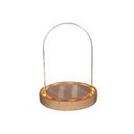 Graine créative Cloche en verre lumineuse 16,5 cm x Ø 12,5 cm