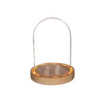 Graine créative Cloche en verre lumineuse 16,5 cm x Ø 12,5 cm