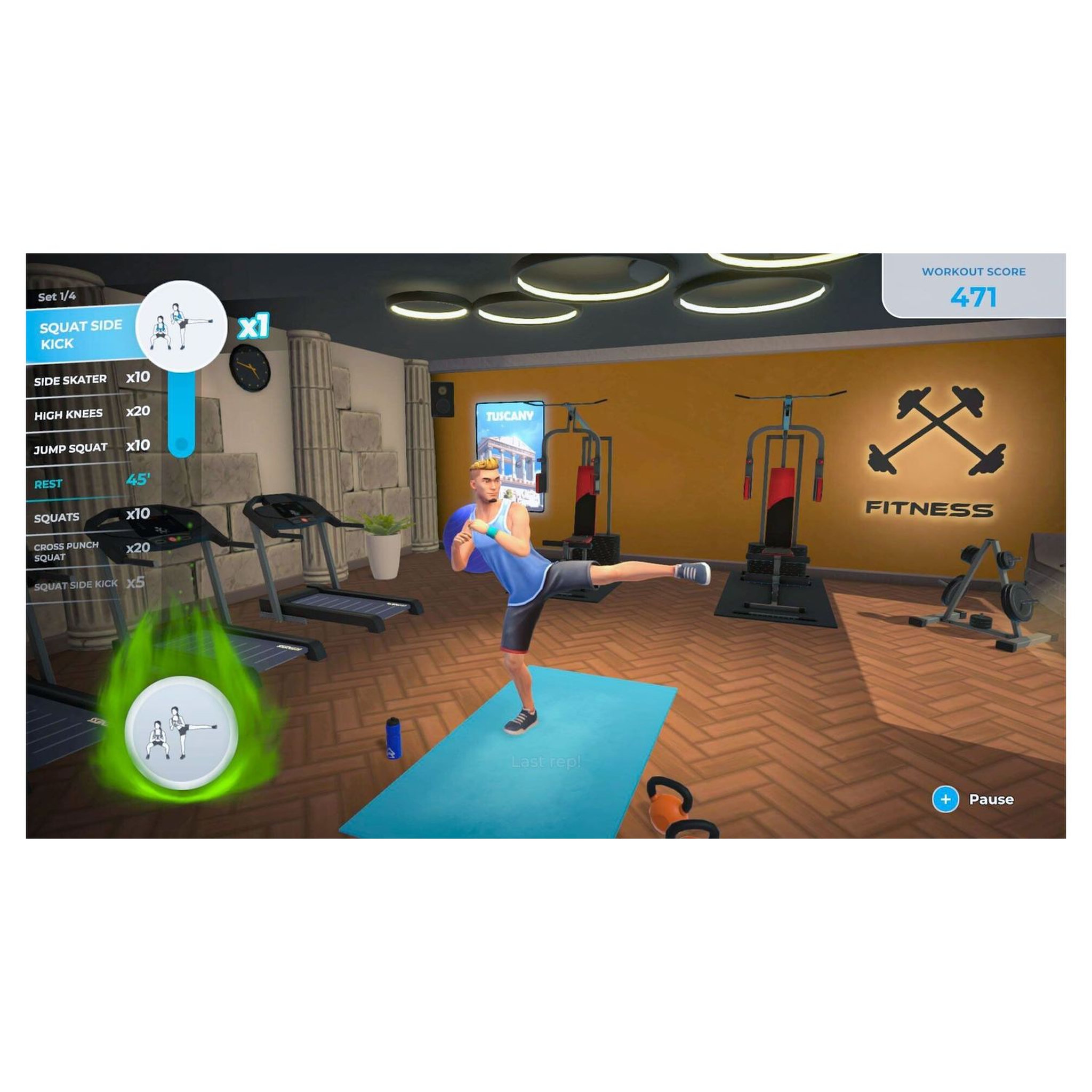 Voir la diapositive 4 : Let's Get Fit Nintendo Switch - Strap Inclus