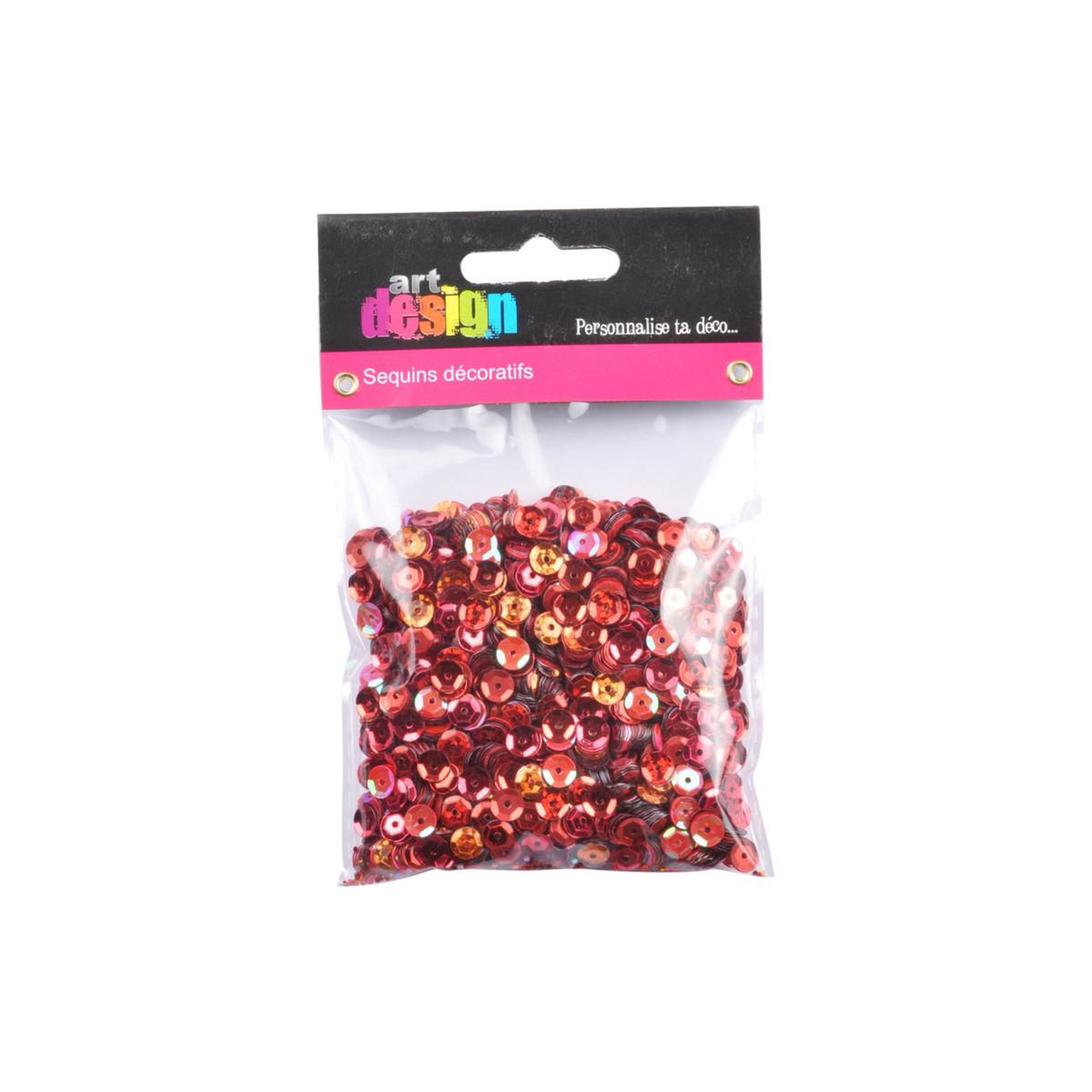 Voir la diapositive 2 : HOMEA Lot de Sequins  Déco Créatifs  14cm Passion