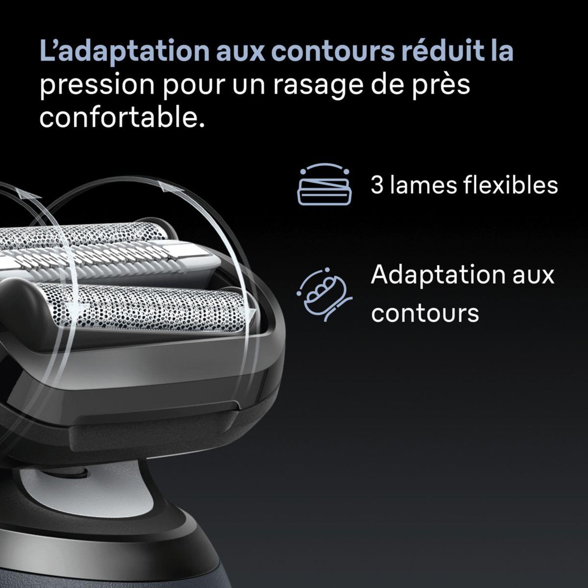 Voir la diapositive 2 : BRAUN Rasoir électrique series 6 62-g1650s