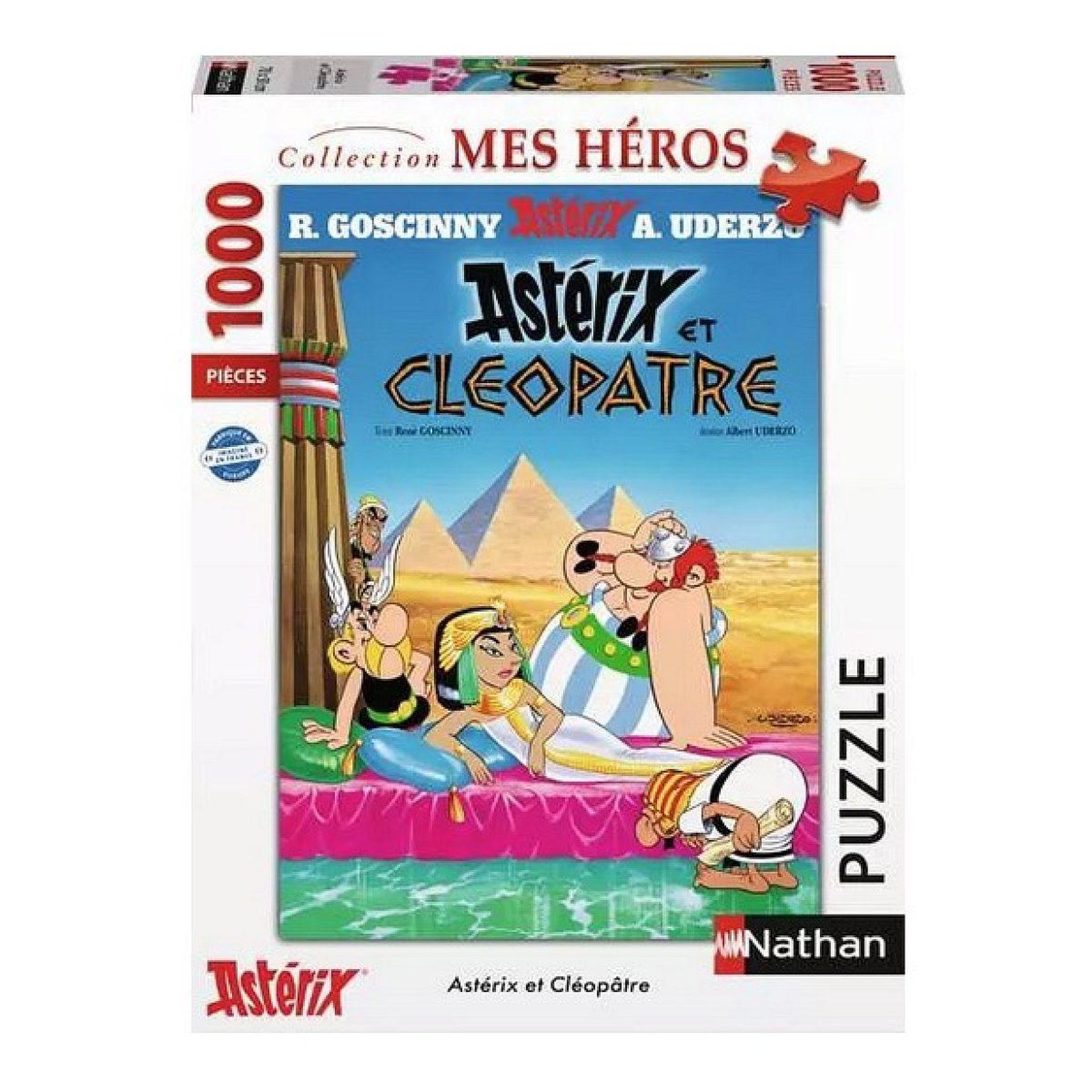 Nathan 1000p puzzle asterix et cleopatre