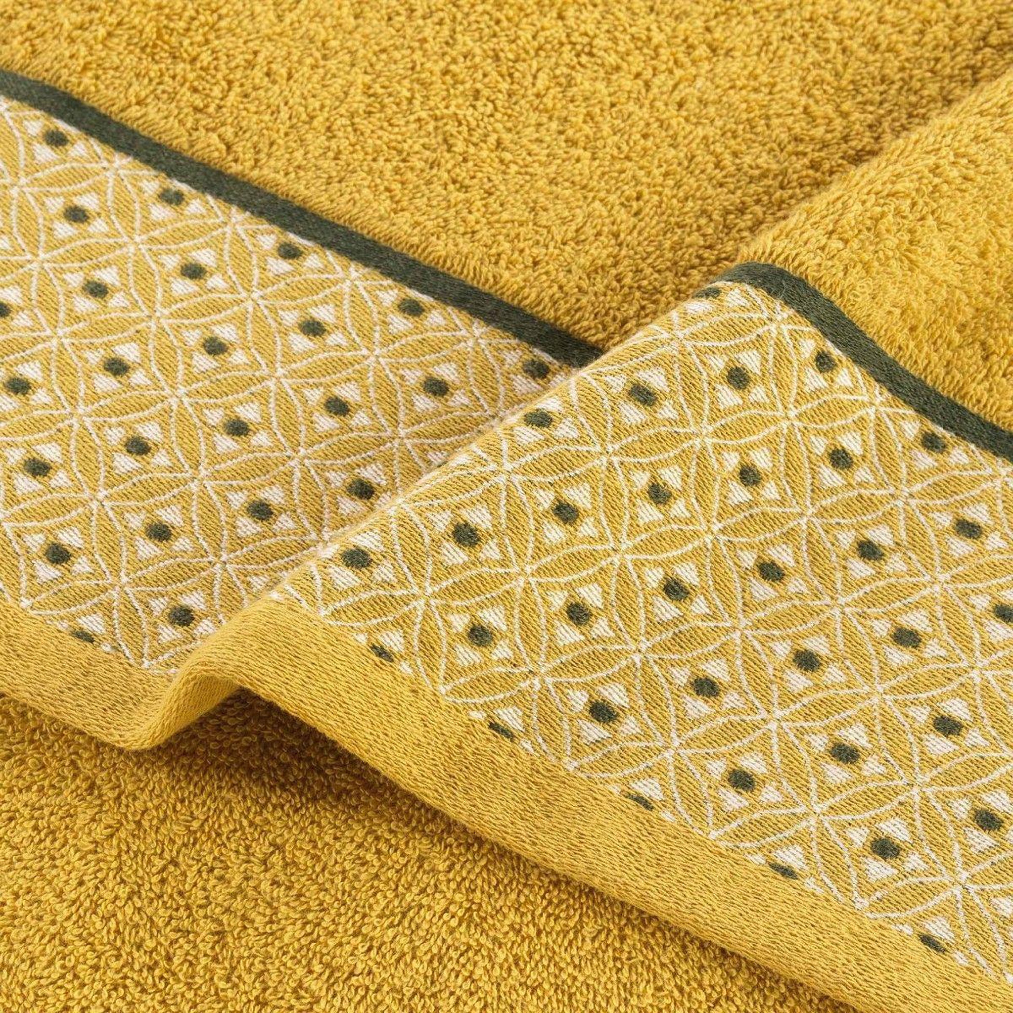 Voir la diapositive 4 : Douceur d'Intérieur Drap de bain jacquard  belina  90x150cm miel