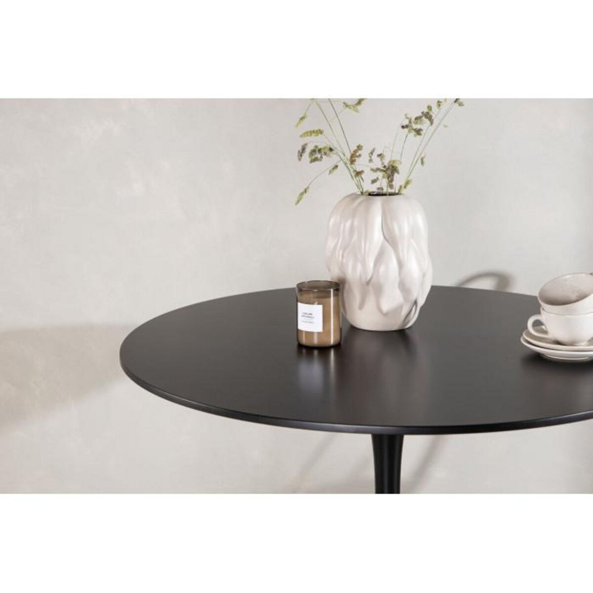 Paris Prix Table à Manger Ronde  Glade  100cm Noir