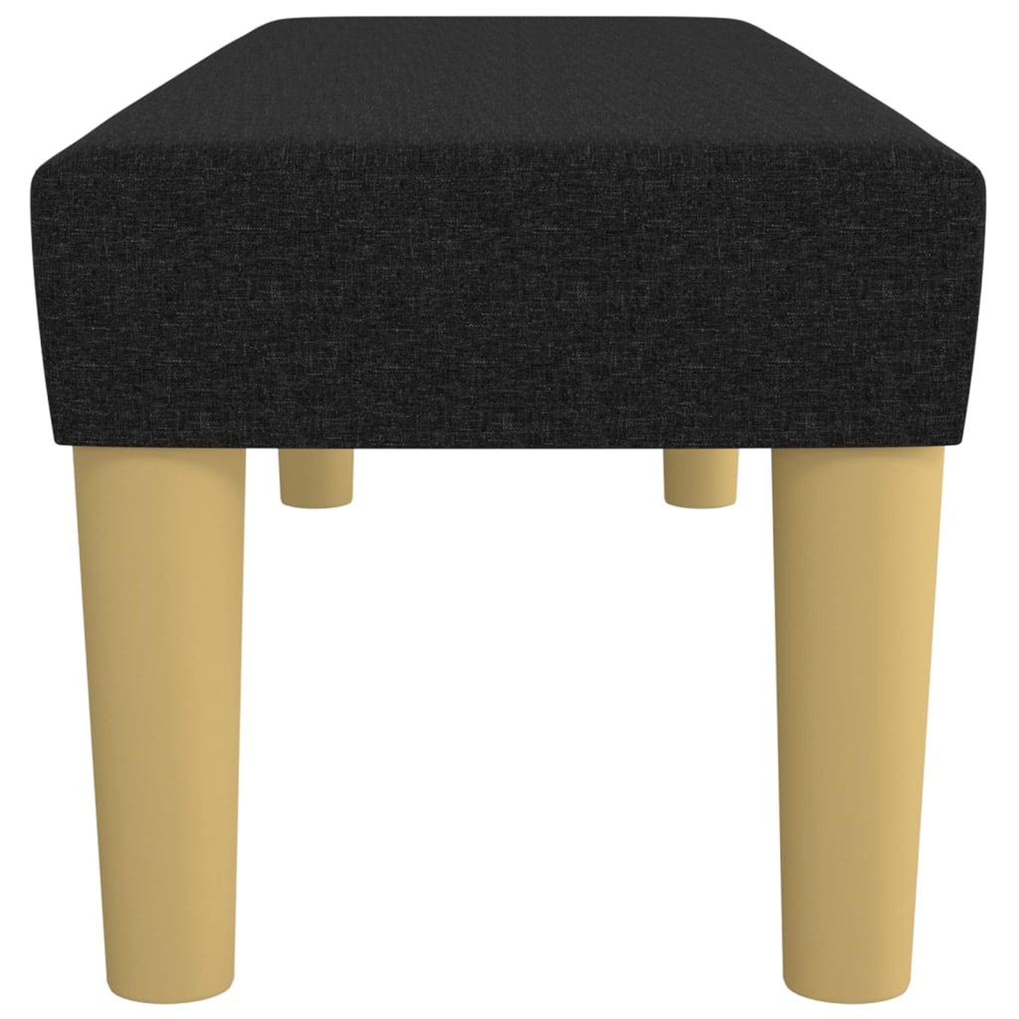 Voir la diapositive 4 : VIDAXL Banc Noir 100x30x30 cm Tissu